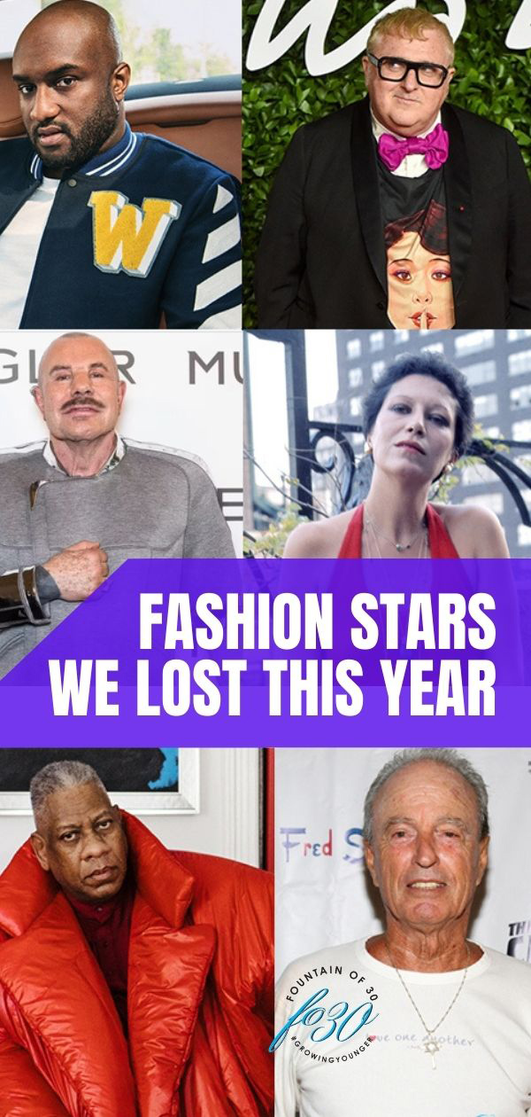 fashion designers who died 2021 -2022 fountainof30