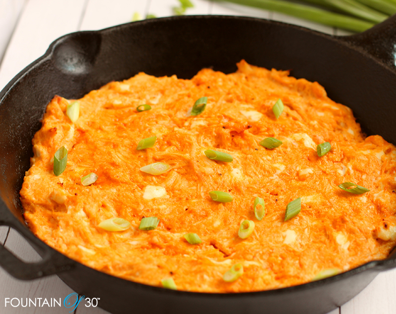 keto buffalo chicken dip fountainof30