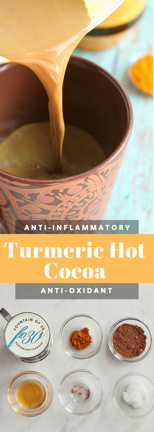 turmeric hot cocoa drink recipe fountainof30