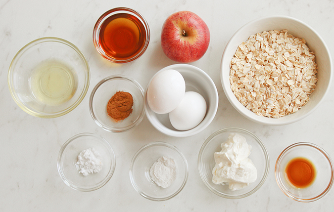 apple cinnamon breakfast bars ingredients