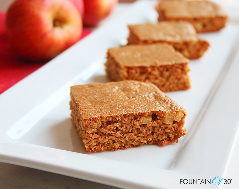 apple cinnamon breakfast bars fountainof30