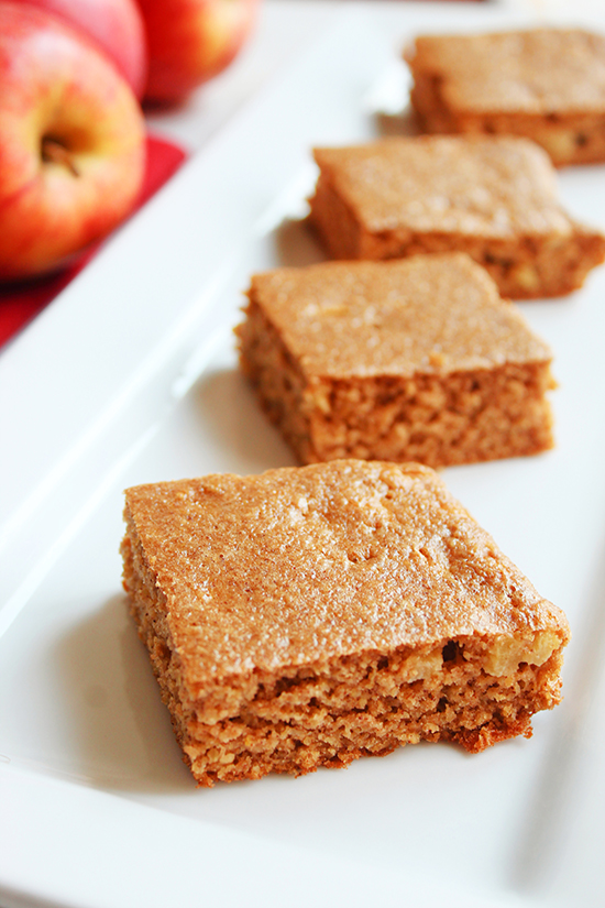 apple cinnamon breakfast bars fountainof30