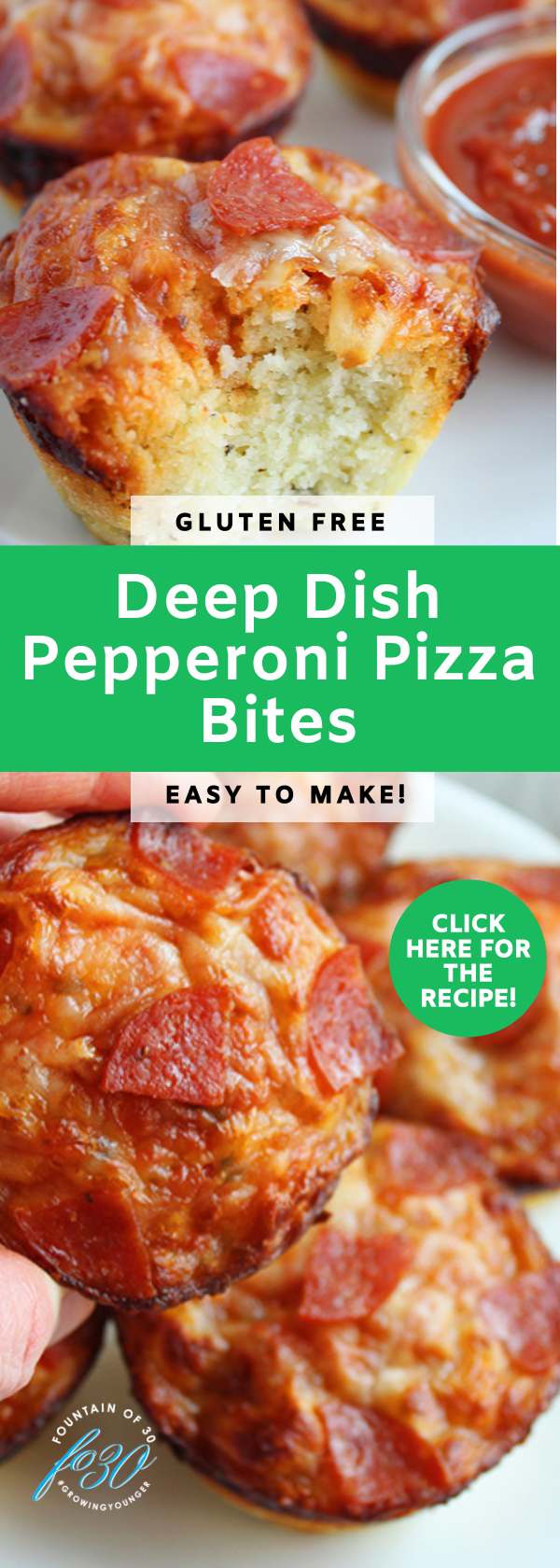 gluten free recipe pepperoni pizza bites fountainof30 