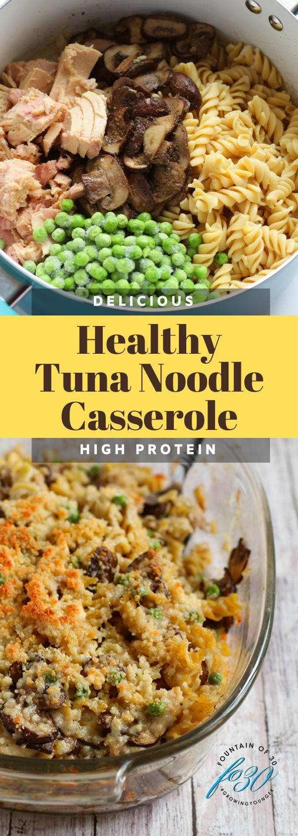 healthy tuna noodle casserole recipe fountainof30