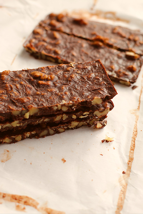 stacked chocolate keto crunch bars fountainof30