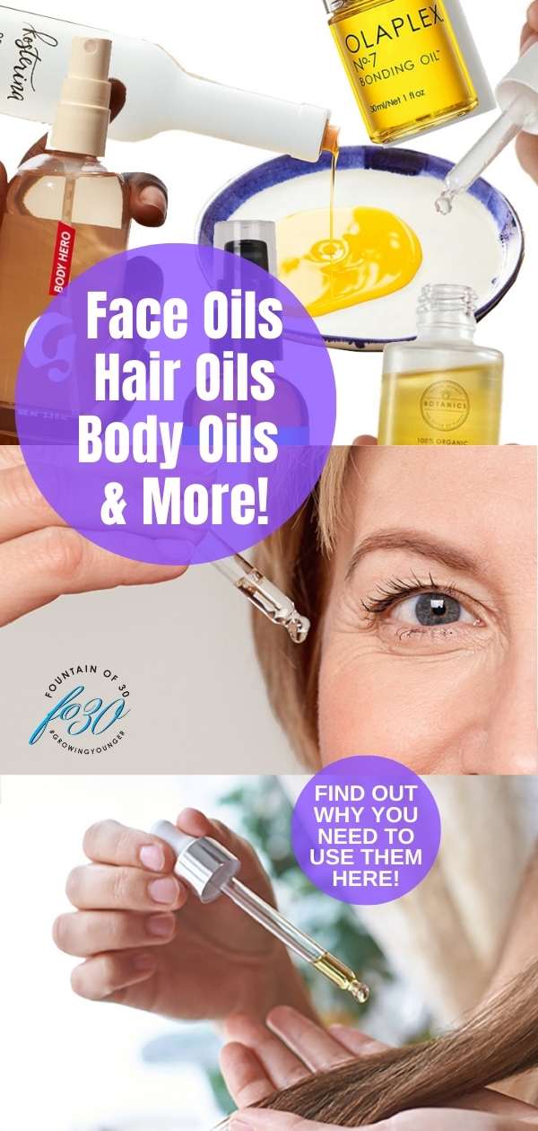 face hair and body oils for women over 50 fountainof30