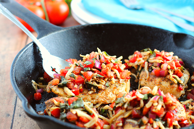 serving up skillet bruschetta chicken fountain of 30