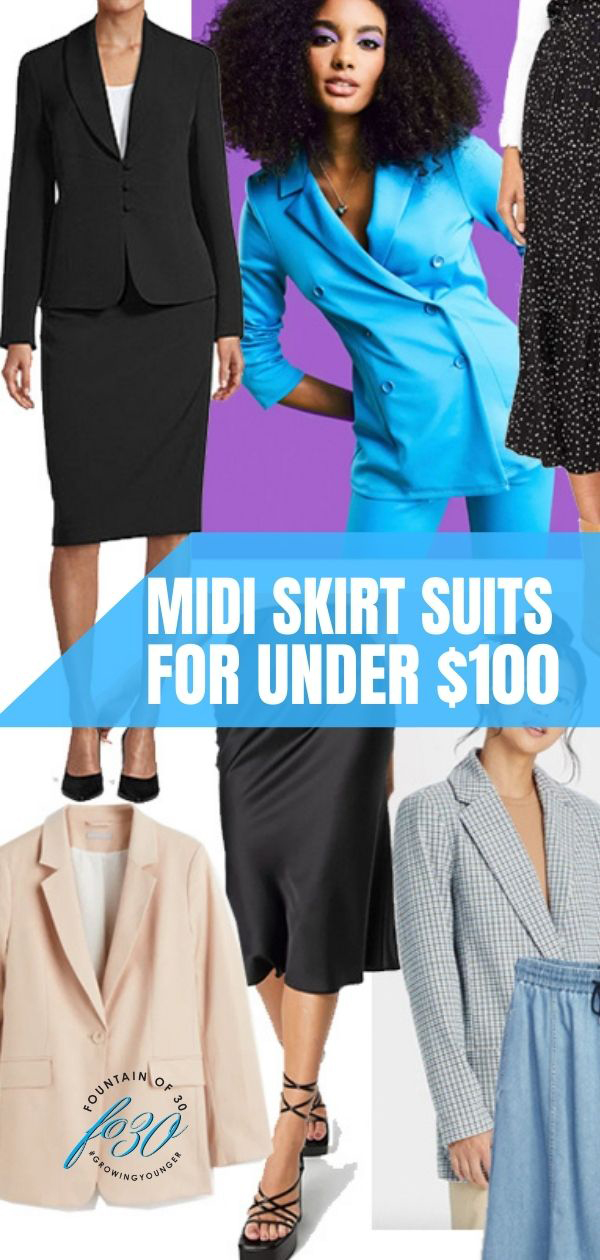 midi skirt suit under 100 fountainof30