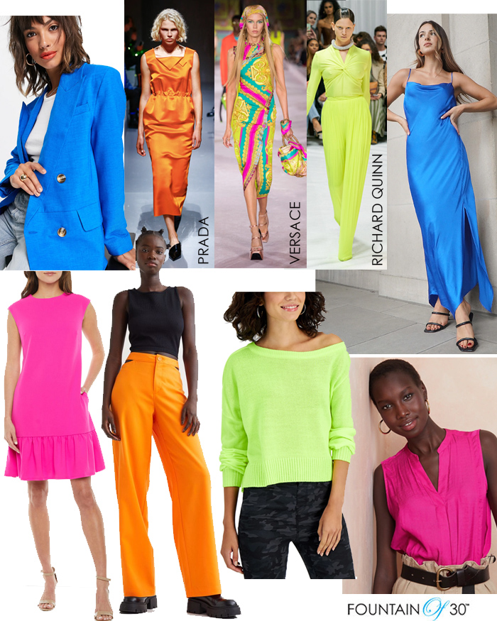 neon color trend fashion over 40 fountainof30
