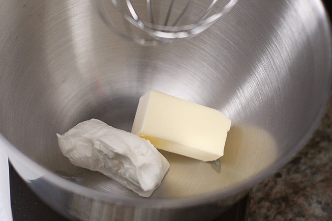 cream cheese and butter fountainof30