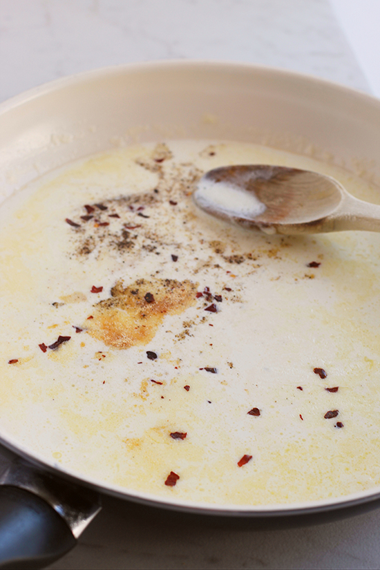 cream and butter for pasta fountainof30