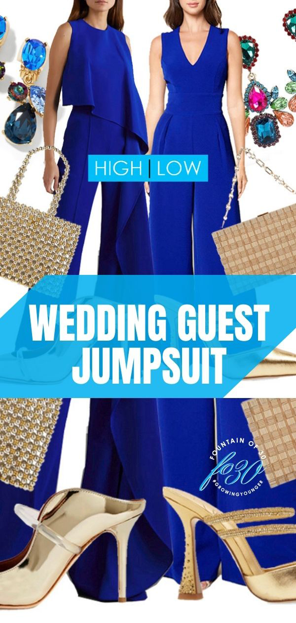 how to style a jumpsuit to wear to a wedding fountainof30