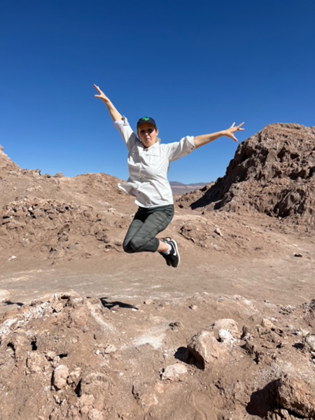 jacqueline Zenn jumping dessert mountains Atacama fountainof30