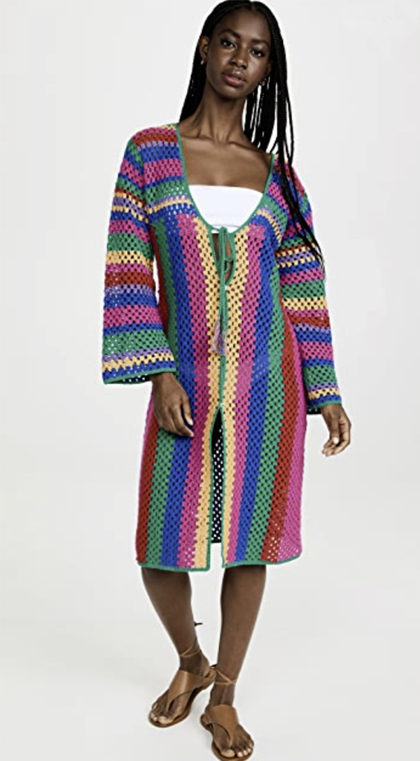 farm rio stripe crochet coverup fountainof30