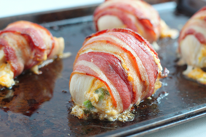 baked jalapeño popper stuffed chicken with bacon
