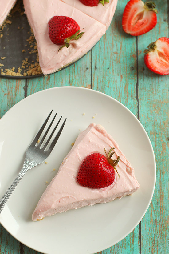 no bake strawberry cheesecake serving fountainof30