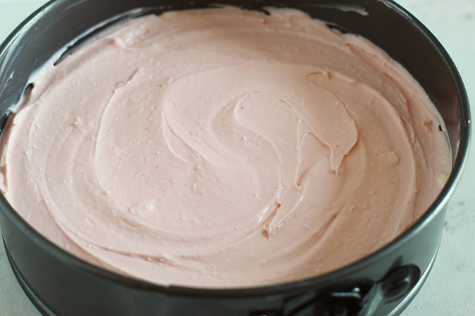 springboard pan with strawberry cream cheese fountainof30
