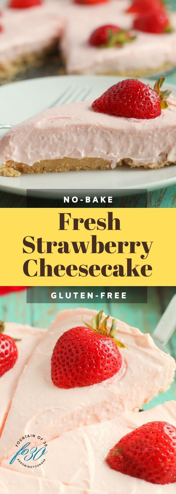 gluten free fresh strawberry cheesecake recipe