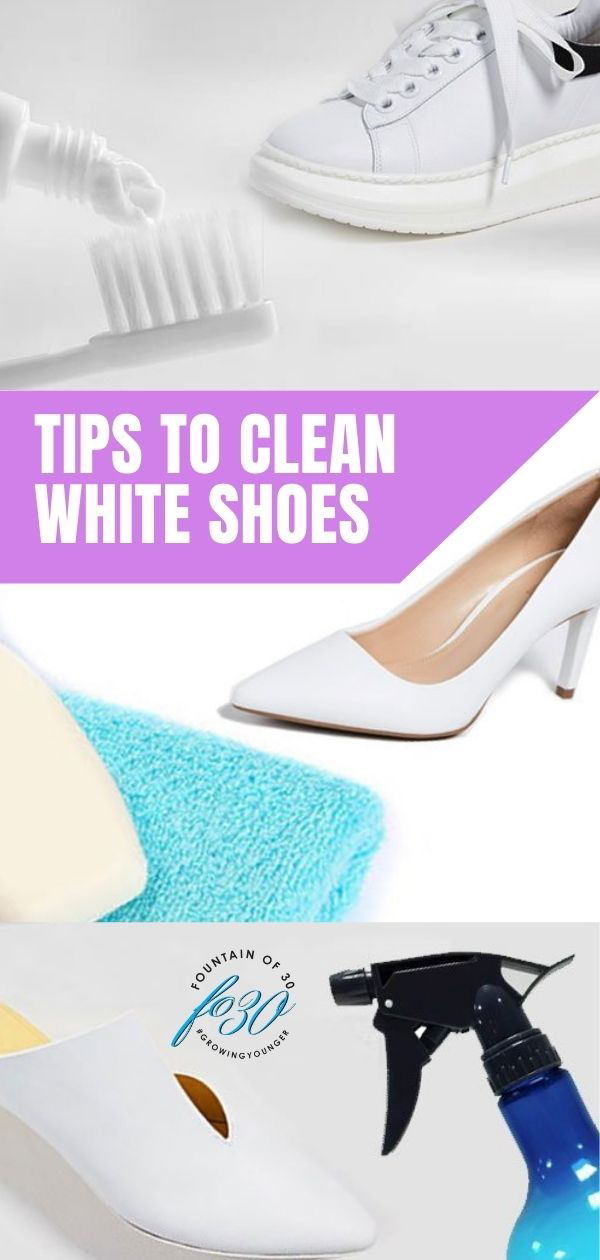 tips to clean white shoes fountainof30