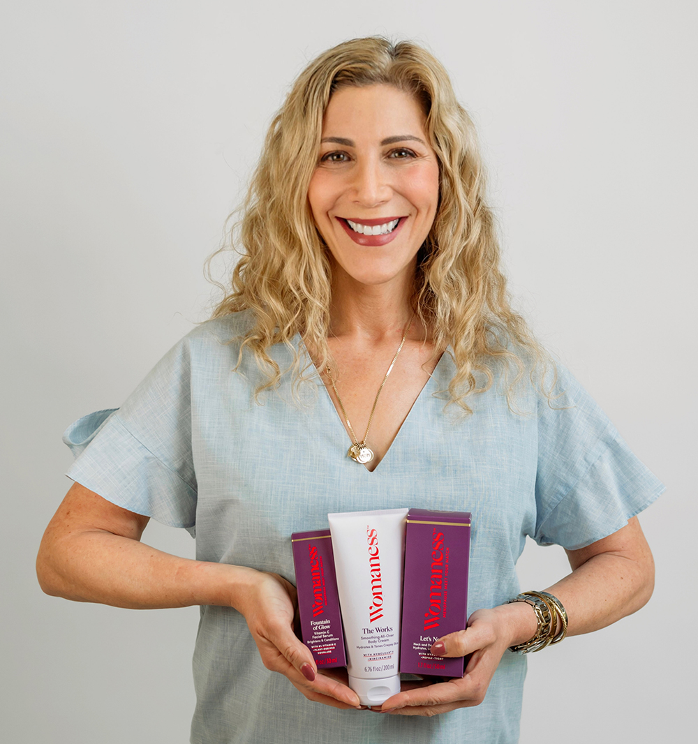 lauren dimet waters holding womaness skin care products