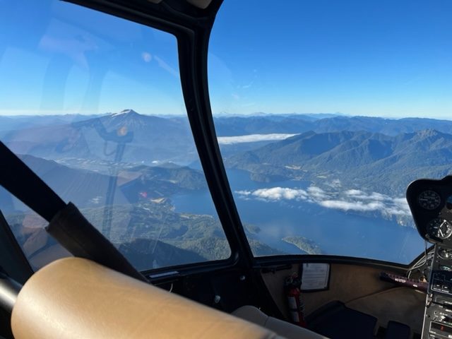 Patagonia view from helecopter fountainof30