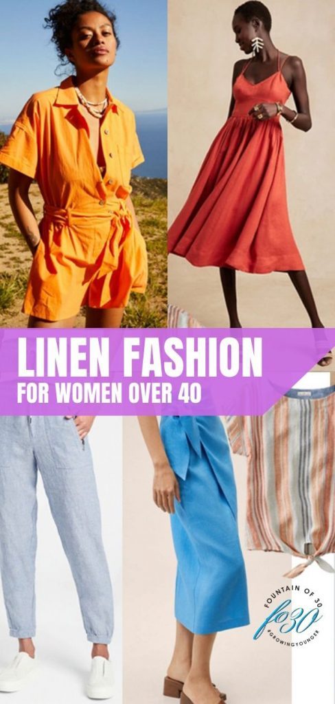 How to Stay Cool In Linen Clothing For Women Over 40 - fountainof30.com