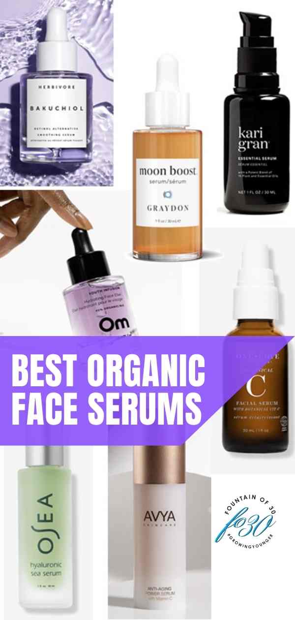 best organic face serums fountainof30