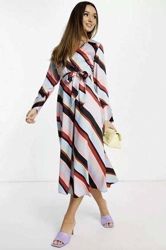 horizontaql striped dress fountainof30