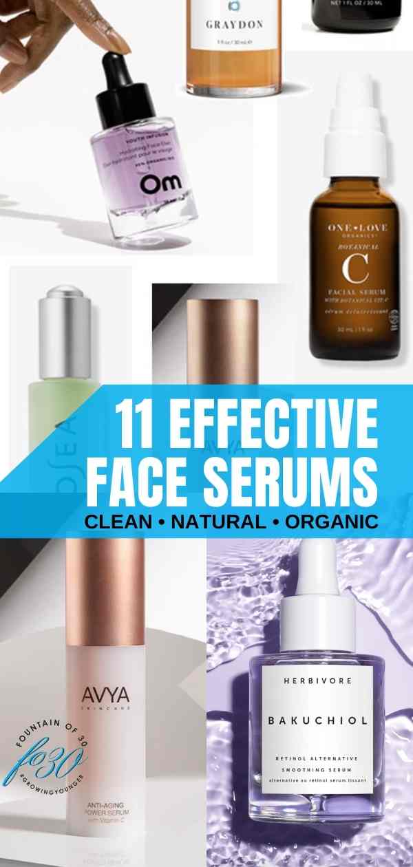 effective organic face serums fountainof30