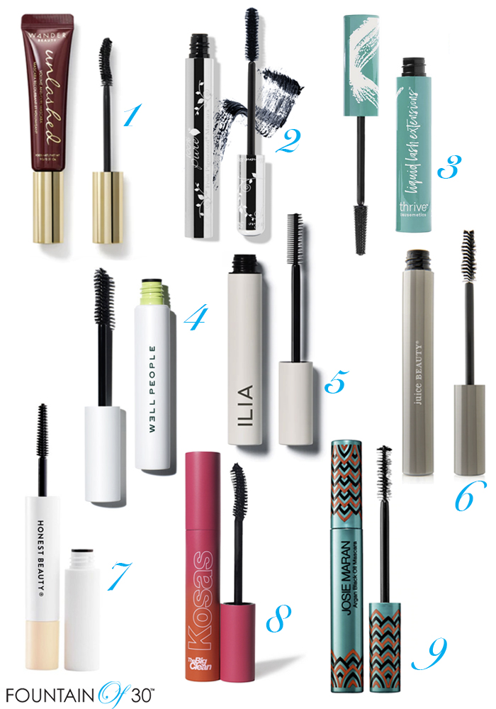 9 Best Natural and Organic Mascaras For Long Lush Lashes - fountainof30.com