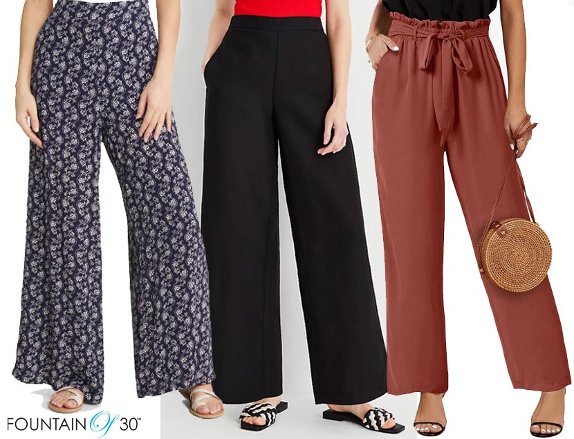 wide leg pants over 50 fountainof30