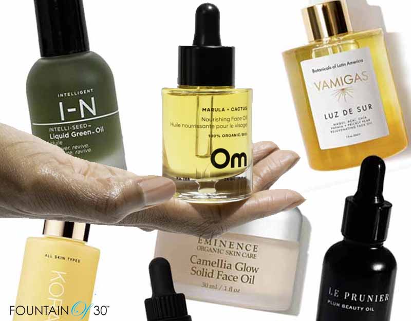 best organic face oils aging skin fountainof30