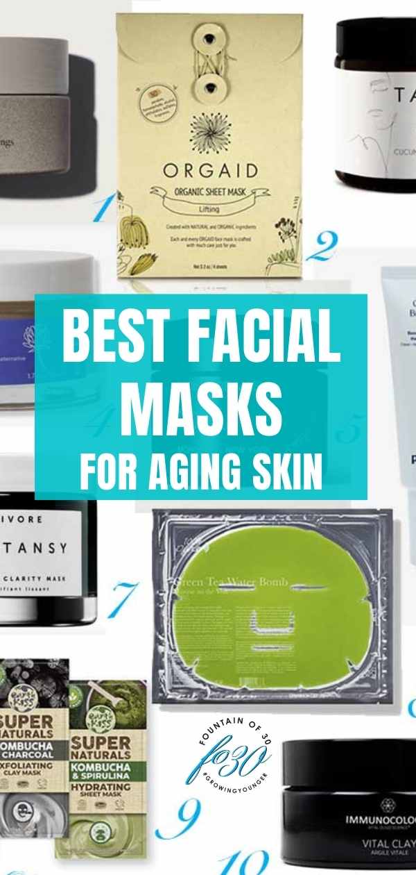 best facial masks for aging skin fountainof30 
