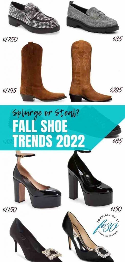 fall 2022 shoe trends splurge or steal fountainof30