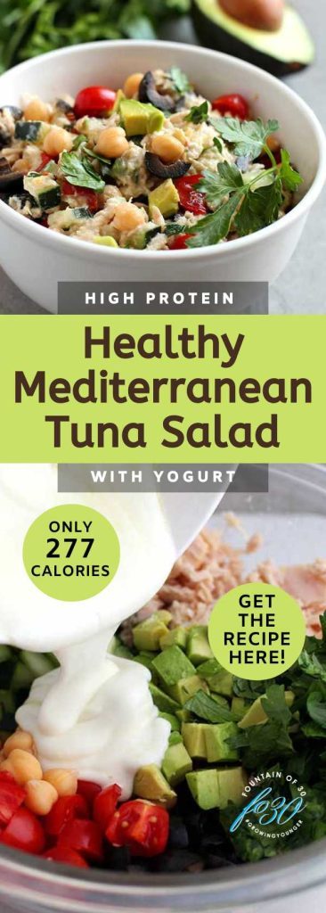 high protein low calorie tuna salad recipe fountainof30
