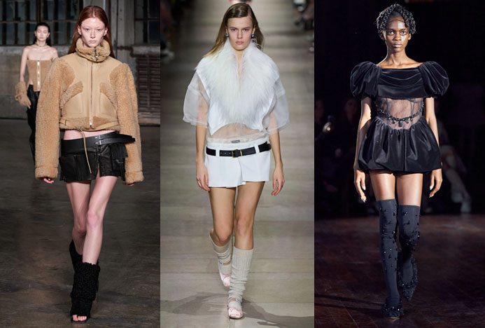 worst trend fall 2022 low slung mini skirts