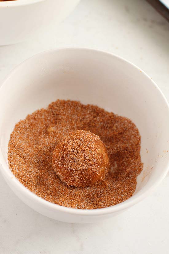 Brown Butter Pumpkin Cookies coat with sugar and spice