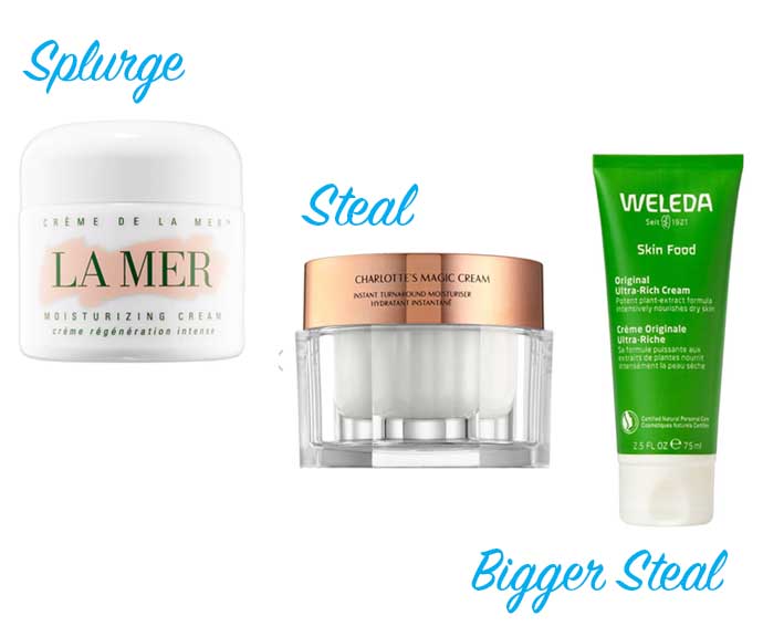 la mer vs charlotte's vs weleda fountainof30