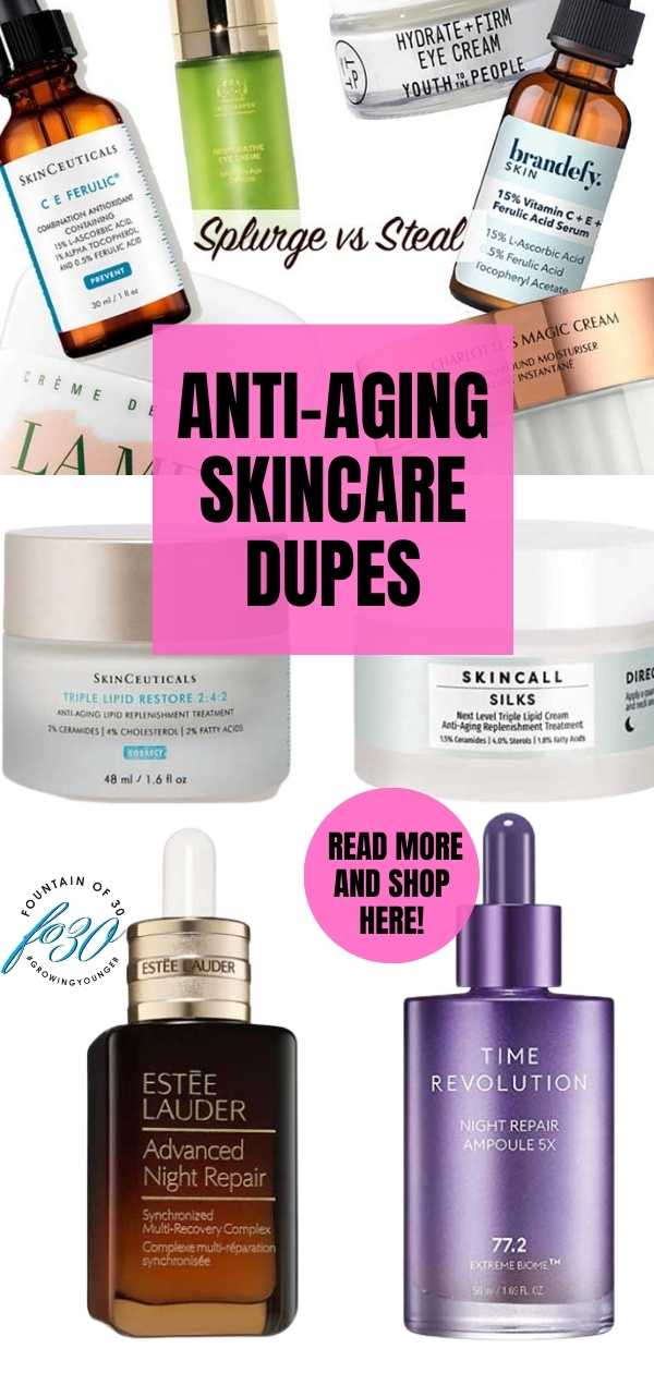 best antiaging skincare products splurge vs steal fountainof30