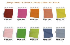 Pantone Fashion Color Report: Spring/Summer 2023 NYFW Top 10