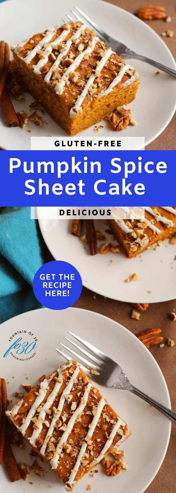 pumpkin spice sheet cake fountainof30