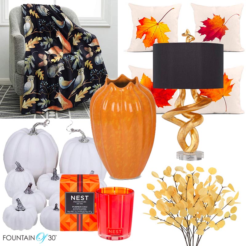 fall home decor from Amazon fountainof30