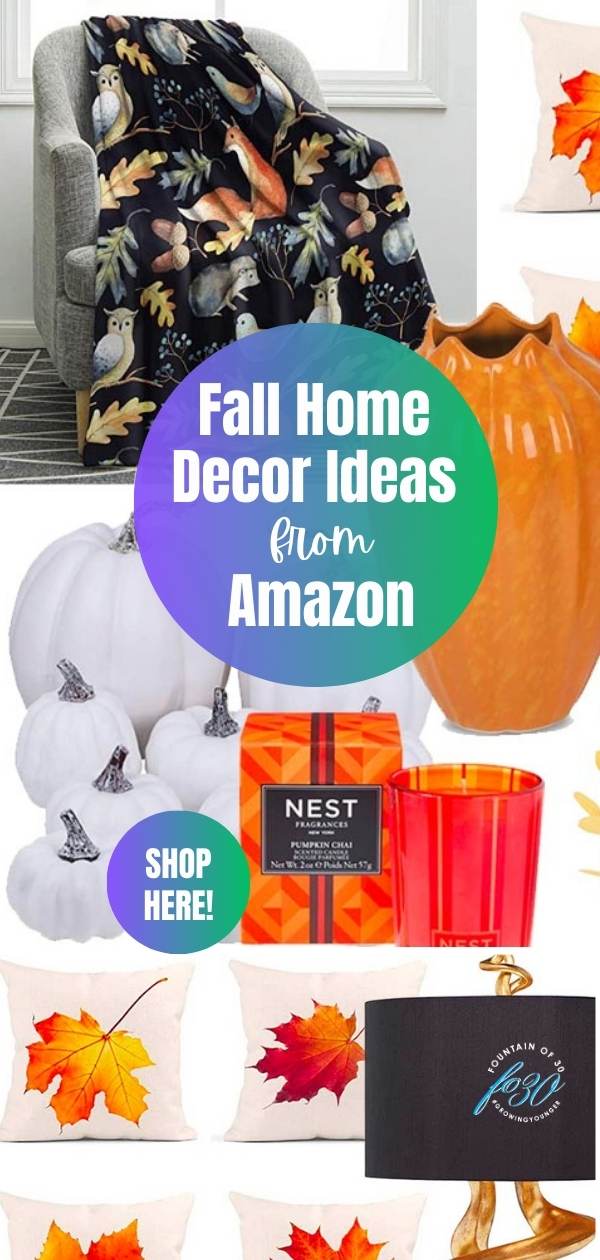 Fall home decor ideas from Amazon fountainof30