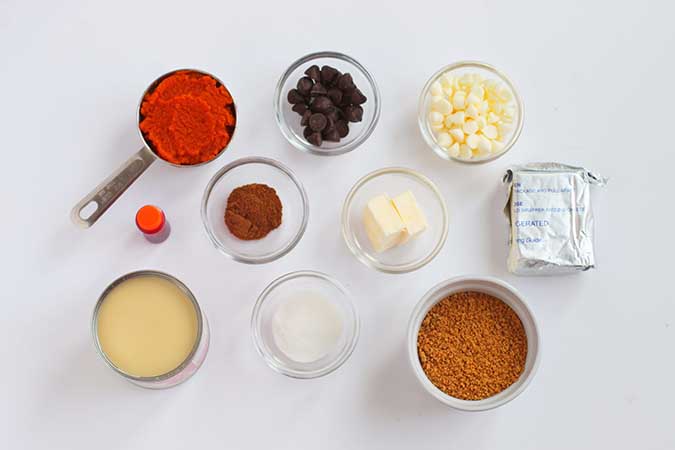 Pumpkin Cheesecake ingredients fountainof30