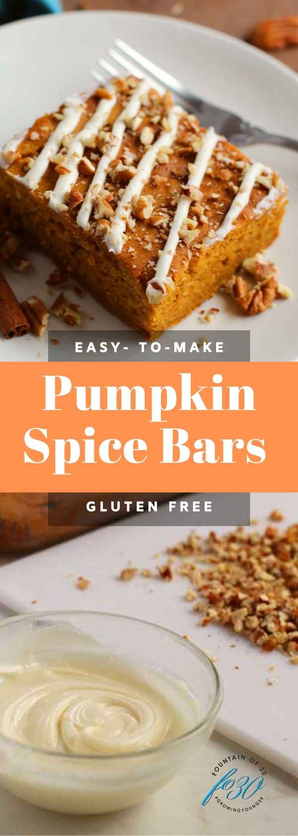 easy to make pumpkin spice bars fountainof30