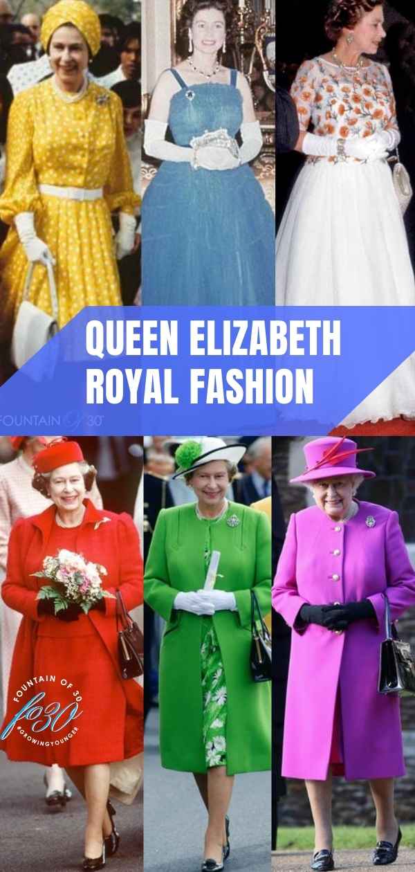 Queen Elizabeth II 70 Years Of Royal Fashion And Grace Fountainof30
