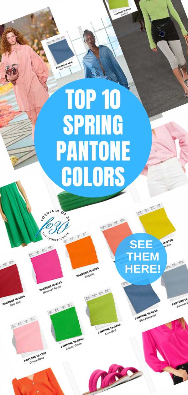 top 10 pantone colors from NYFW Spring Summer 2023