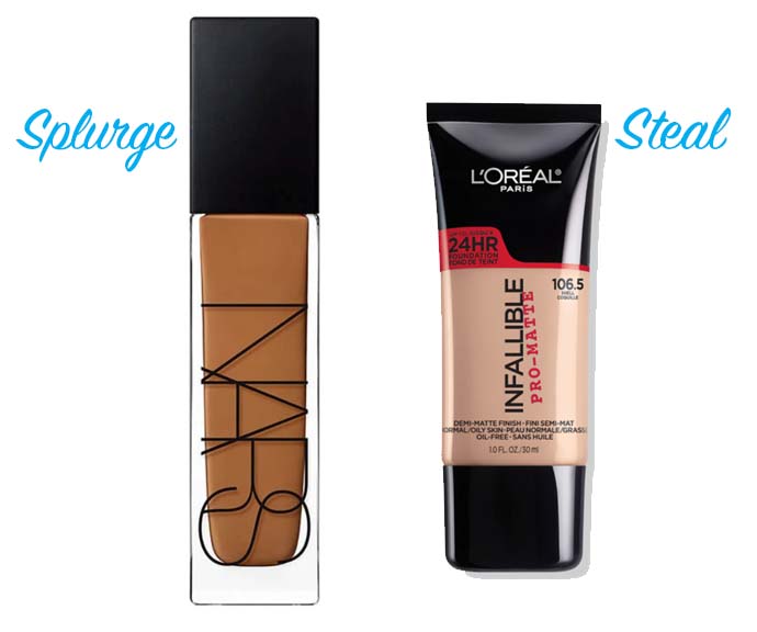 makeup foundation splurge nars steal loreal fountainof30