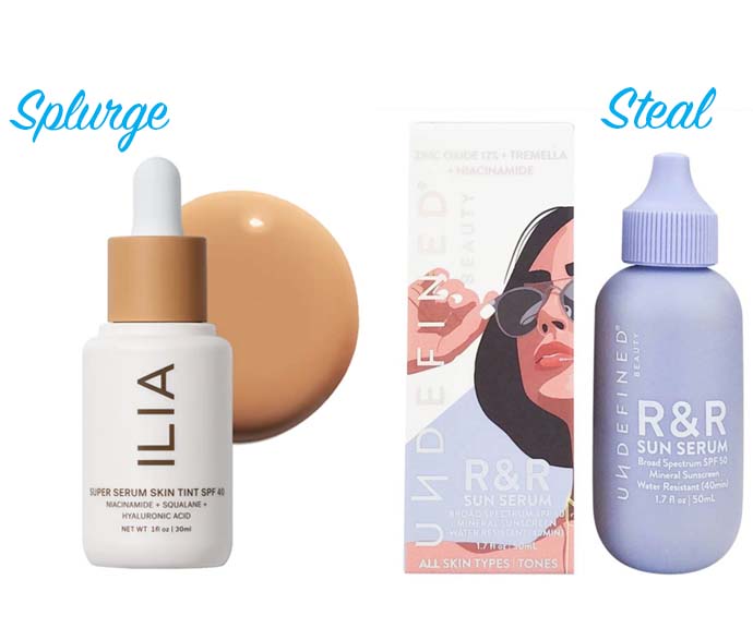 foundation makeup ilia vs R&R fountainof30