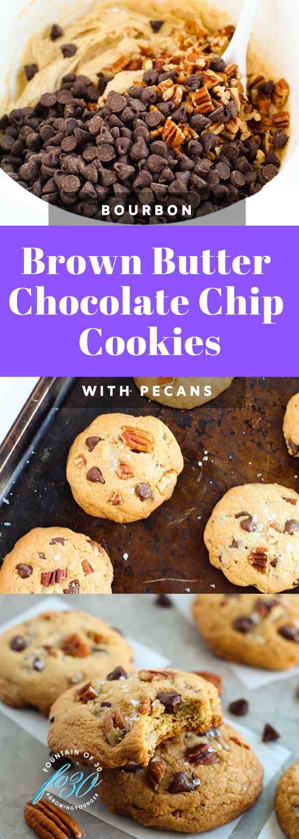 chocolate chip cookies with bourbon and pecans fountainof30
